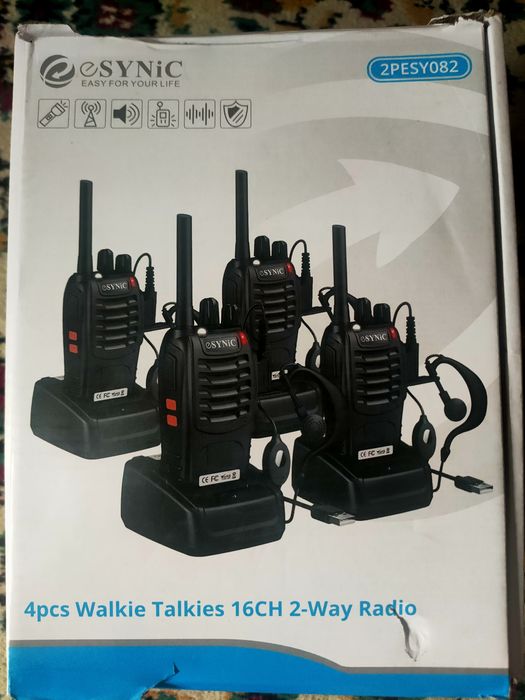 Рация esynik zesy66 4 штуки