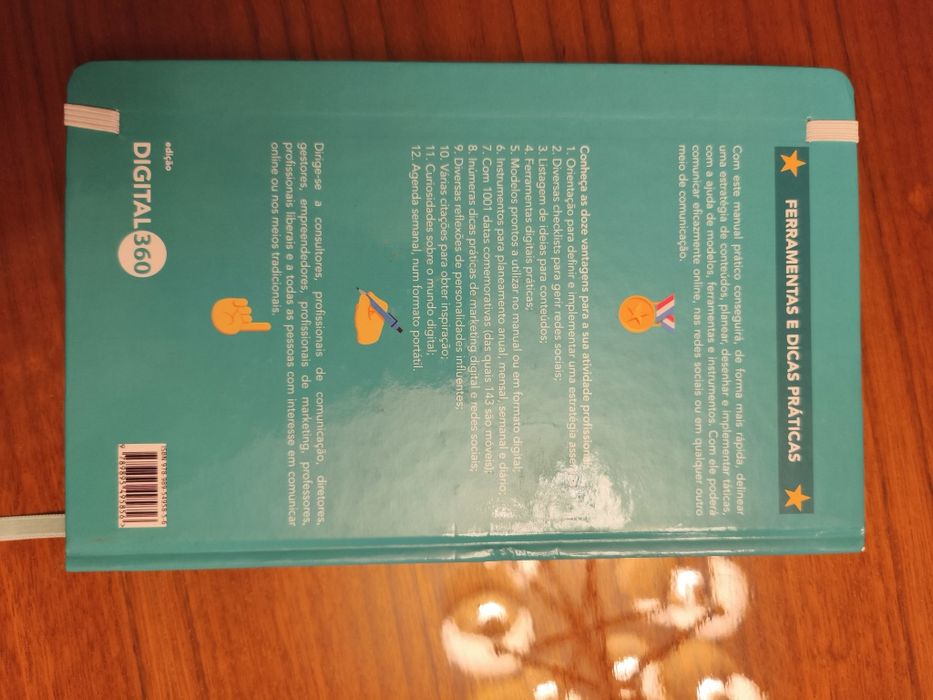 Agenda de marketing e redes sociais. Portes Incluídos.