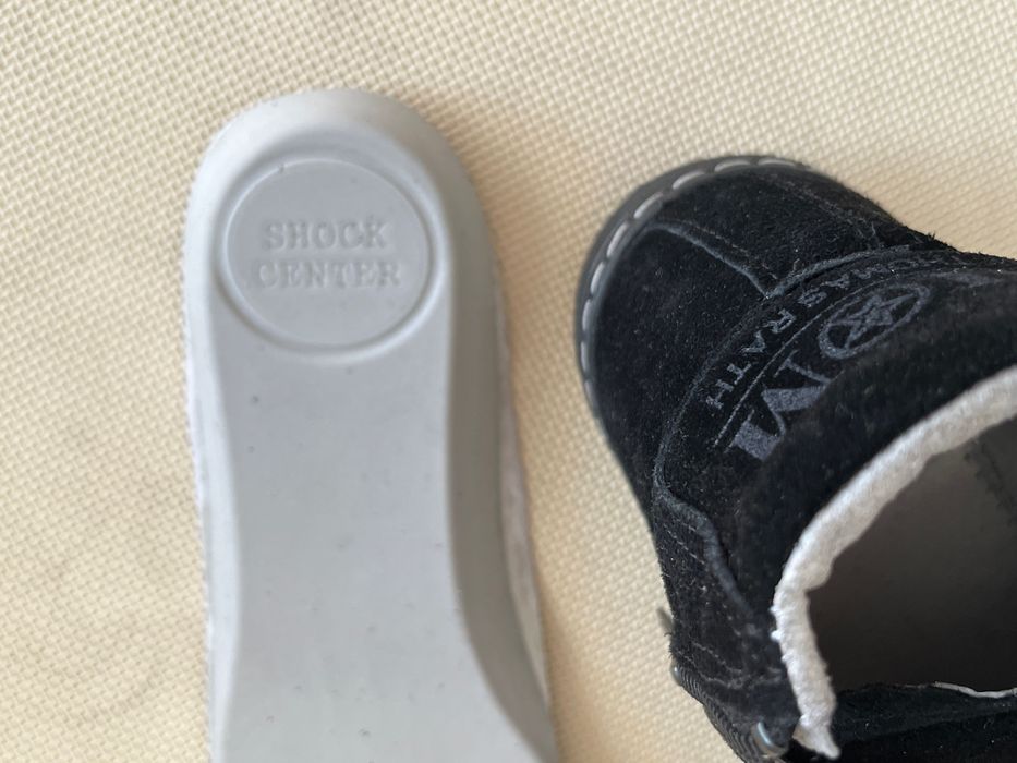 Thomas Rath czarne damskie skórzane sneakersy trampki 38/39
