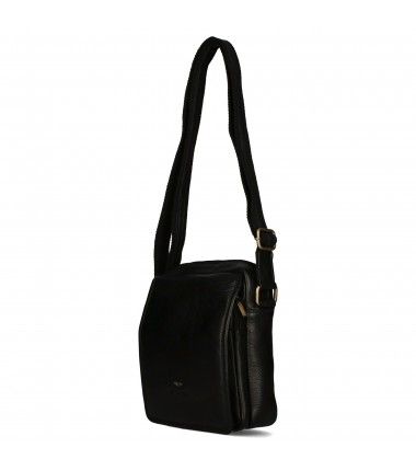 Listonoszka męska skórzana Peterson czarna