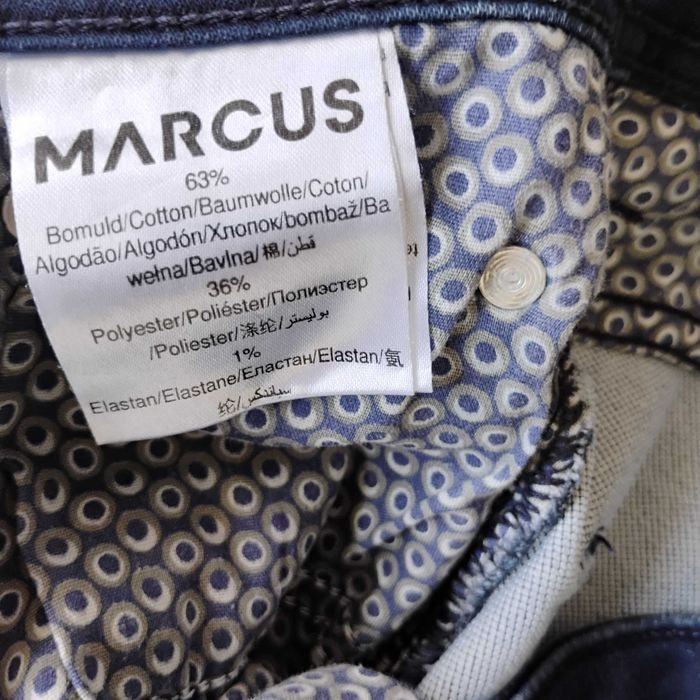 Spodnie męskie typu jeans Marcus rozmiar L; kolor granatowy