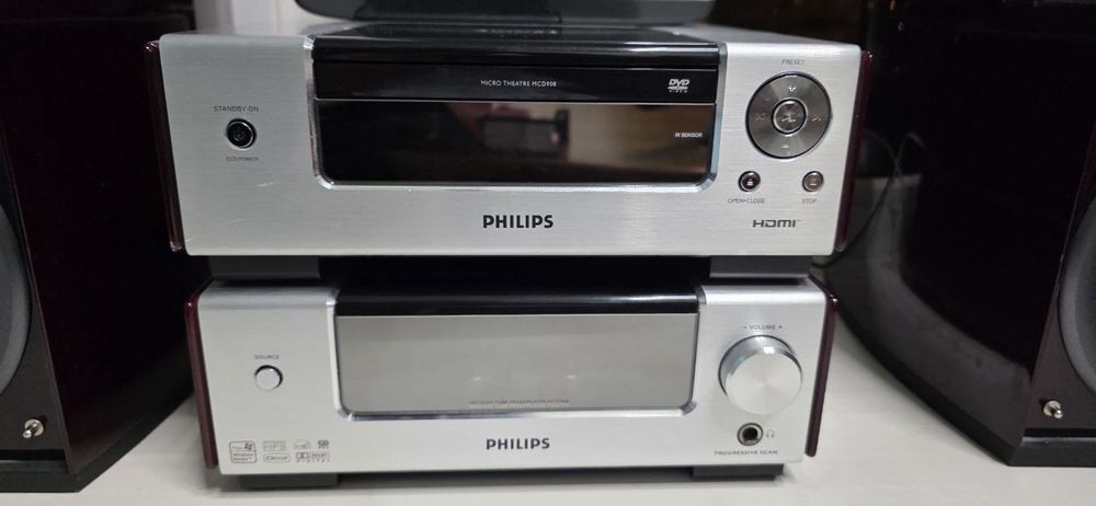 Музыкальный центр Philips micro theatre mcd 908