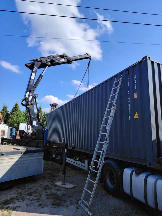 Kontener Morski 40HC one way – Dostawa pod Wskazany Adres