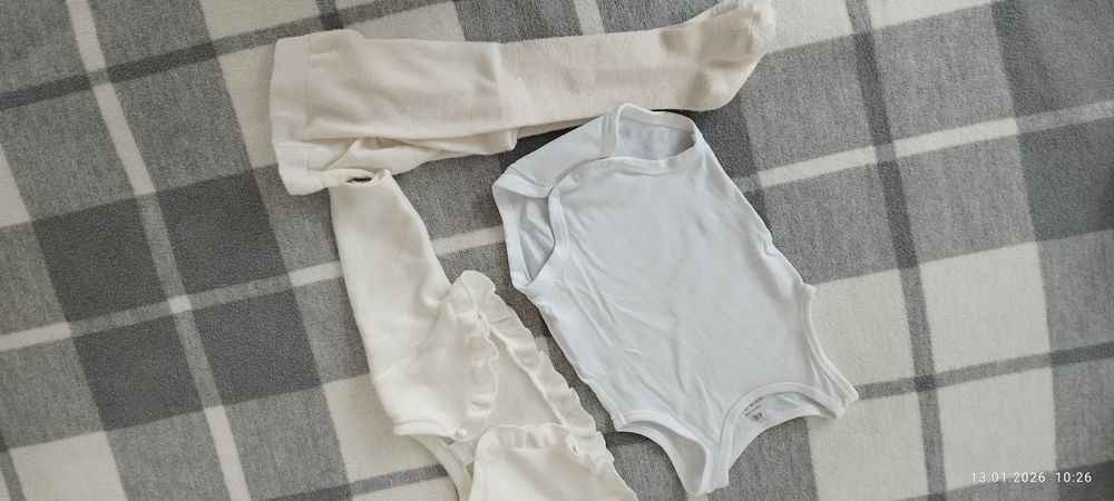 Ubranko na chrzest dla dziewczynki 68 Milulove