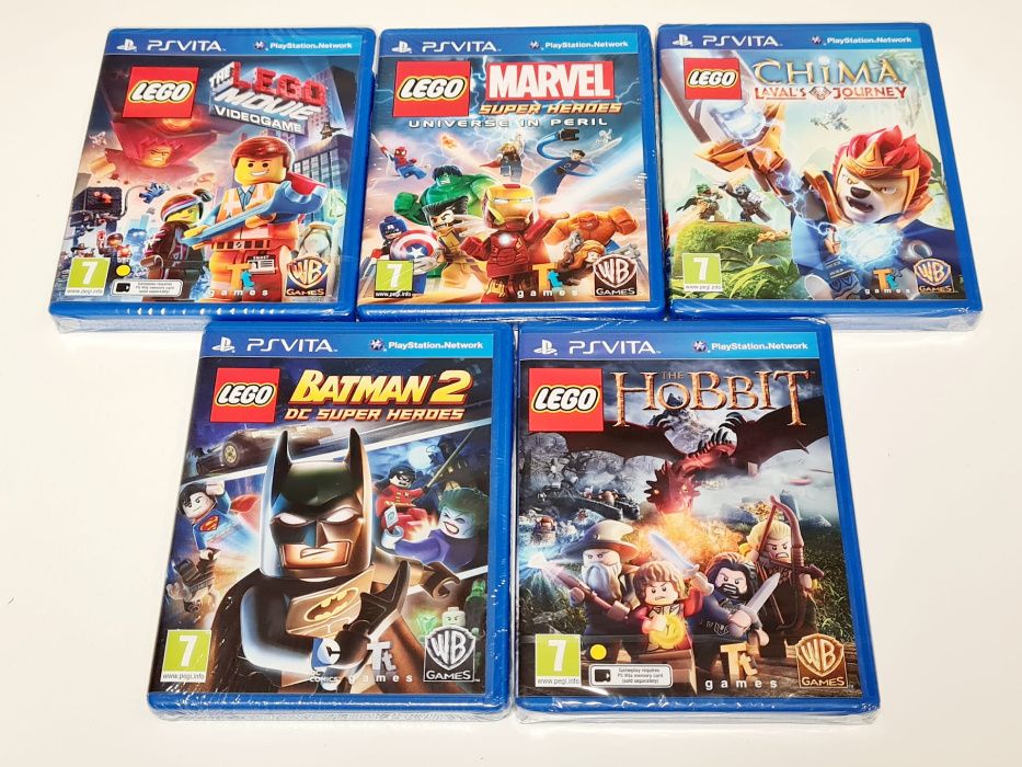 Jogos PS4, PS3 e PS Vita novos e selados