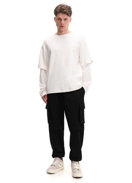 Штани джогери чоловічі Cropp чорні утеплені нові, розмір M,L,XL,XXL