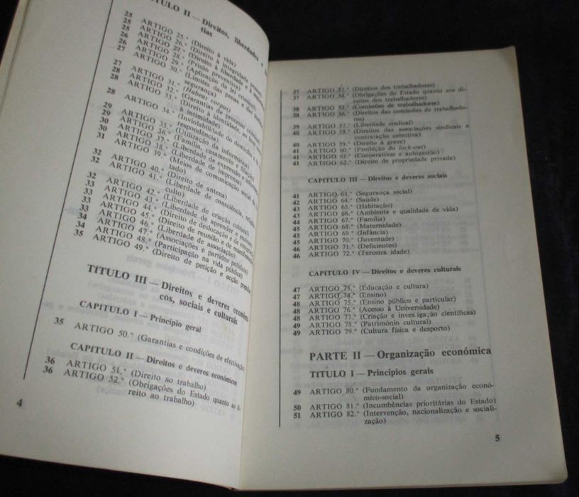 Livro Constituição da República Portuguesa 1976 INCM