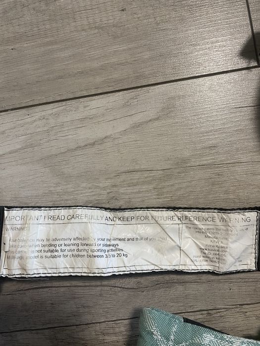 Nosidło Kavka multi age