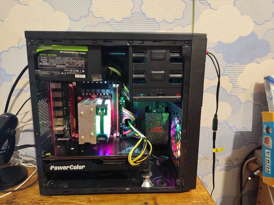 Ігровий ПК, комп'ютер, Xeon e5 2666v3 + rx5700xt +16gb ddr3 + ssd500gb