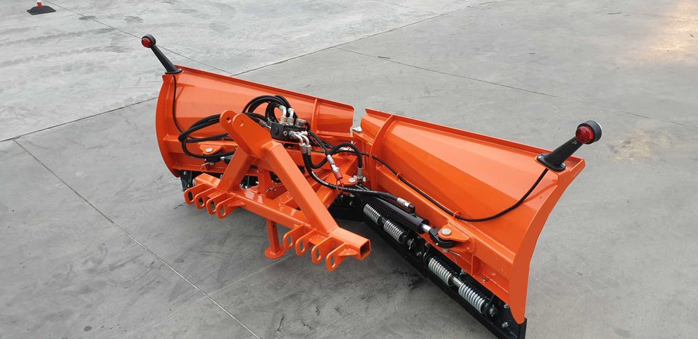 Pług śnieżny strzałkowy VARIO Mini 2,0 m Metal-Technik z amortyzacją