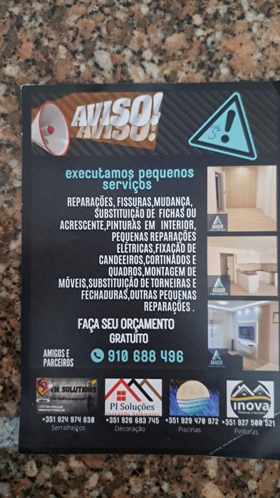 Remodelação e pequenos reparos