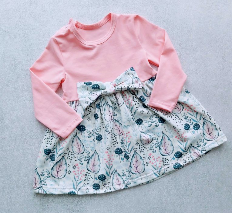 Sukienka niemowlęca dziewczęca r.62,68,74,80,86 od ręki handmade