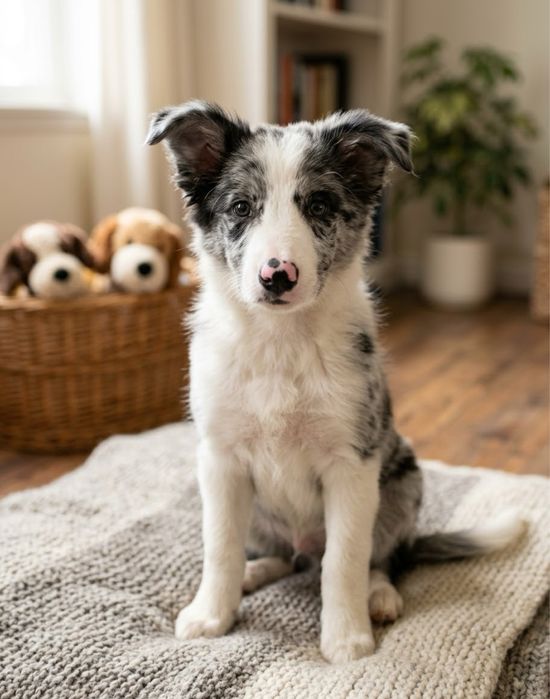 Border Collie azul merle