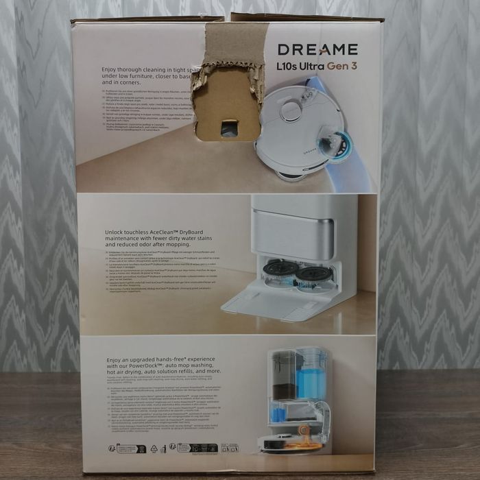 Робот-пылесос моющий Dreame L10s Ultra Gen 3, White -   Уценка