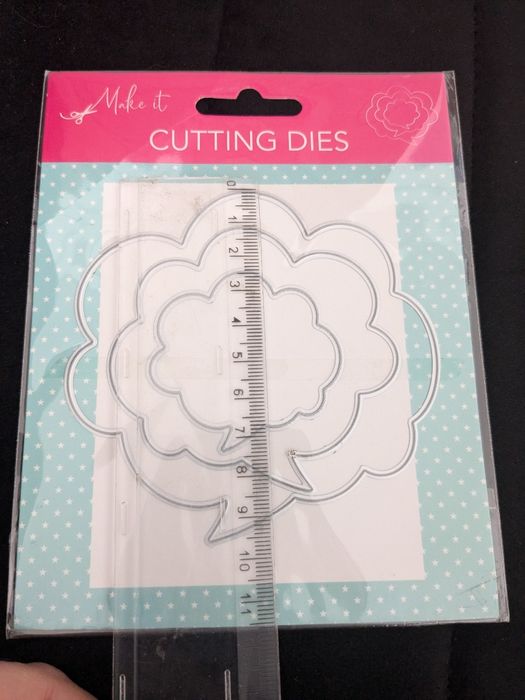 Wykrojnik chmura dymek 10cm scrapbooking