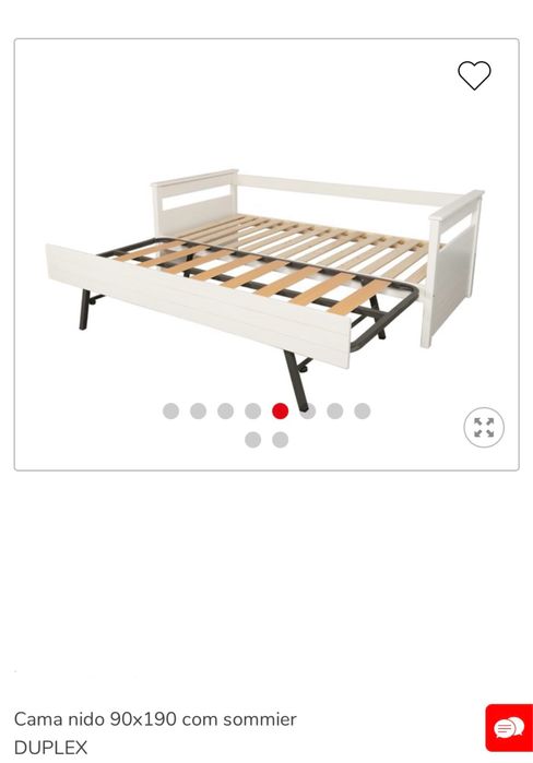 Cama dupla (gavetão)