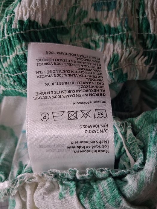 Krótka letnia bluzka rozmiar S. H&M