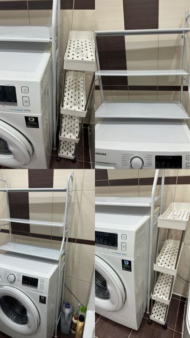 2 шт Стелаж-органайзер для ванної кімнати, полиця