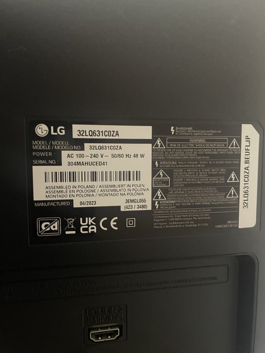 Telewizor Smart LG 32 SUPER JAKOŚĆ