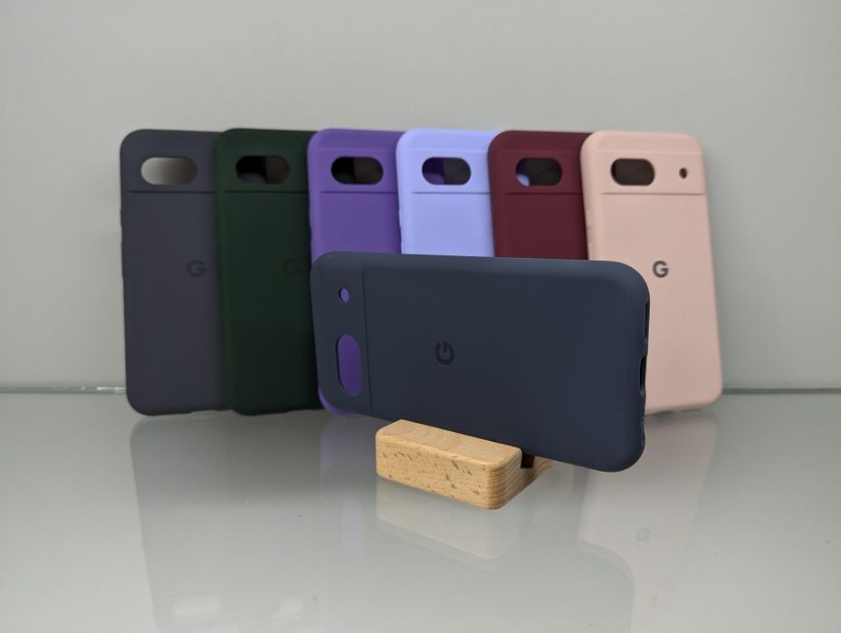 Google Pixel 8A Противоударный чехол з логотипом софт тач Чохол