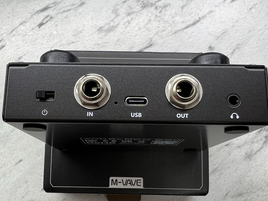 Гитарный процессор эффектов Annblack box m vave  педаль гітарний