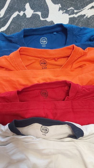 Koszulki chłopięce, rozm.122