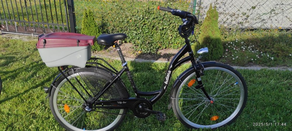 Rower miejski bialy lub czarny