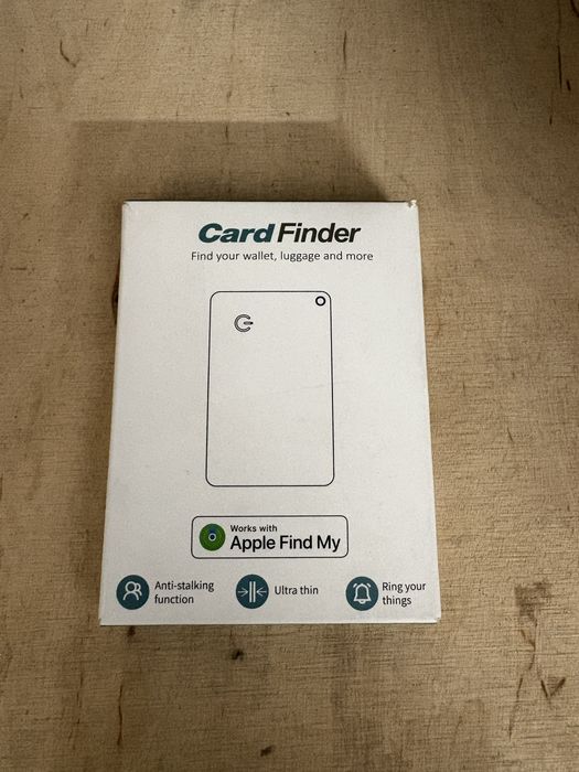 Розумний трекер Smart Card Finder (аналог AirTag у форматі карти) / Apple Find My