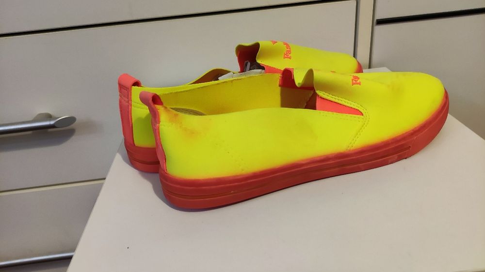 Trampki wsuwane neonowe roz 38, 39 oraz 40