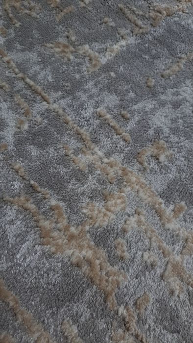 Килим сучасний сірий бежевий 2.55 на 2.00 ковёр