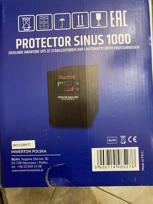 Джерело безперебійного живлення SINUS 1000 (PSU-803-1000VA)