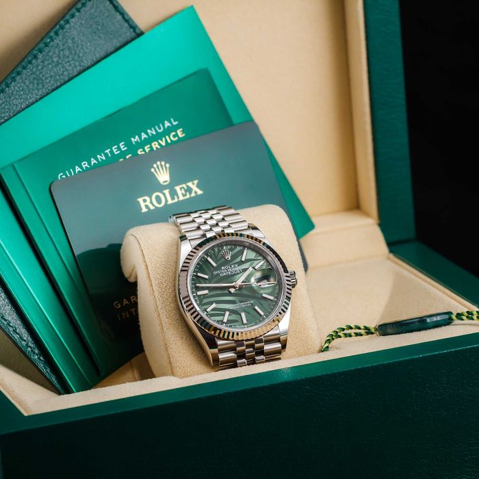 Zegarek Rolex Datejust 36 palmowa tarcza