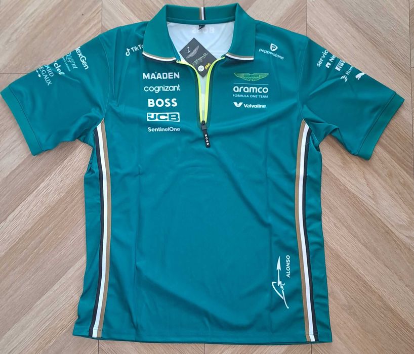 Koszulka polo F1 Fernando Alonso #14 Aston Martin