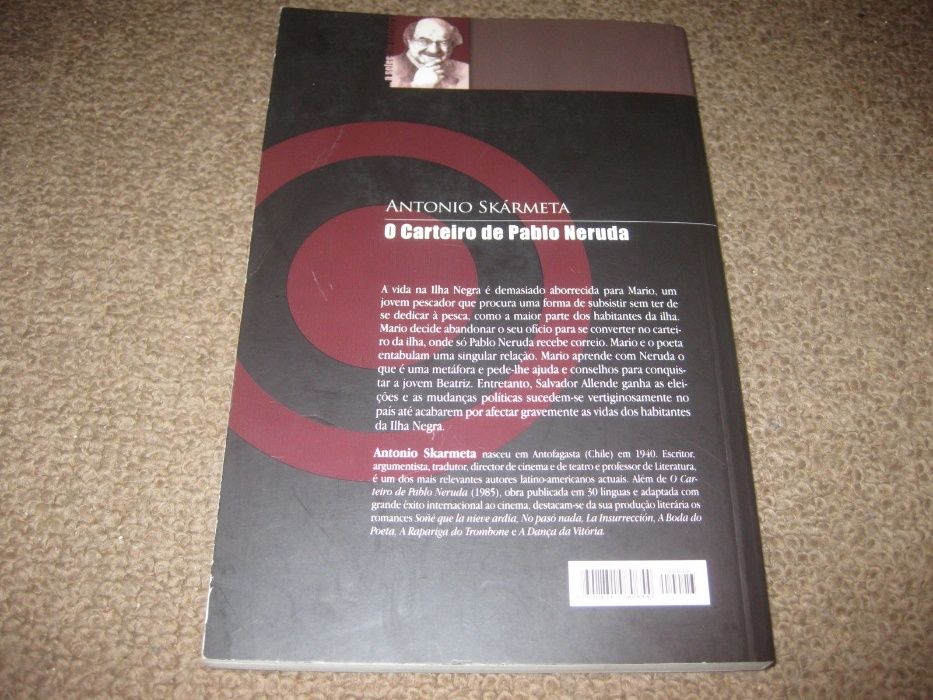 Livro "O Carteiro de Pablo Neruda" de Antonio Skármeta