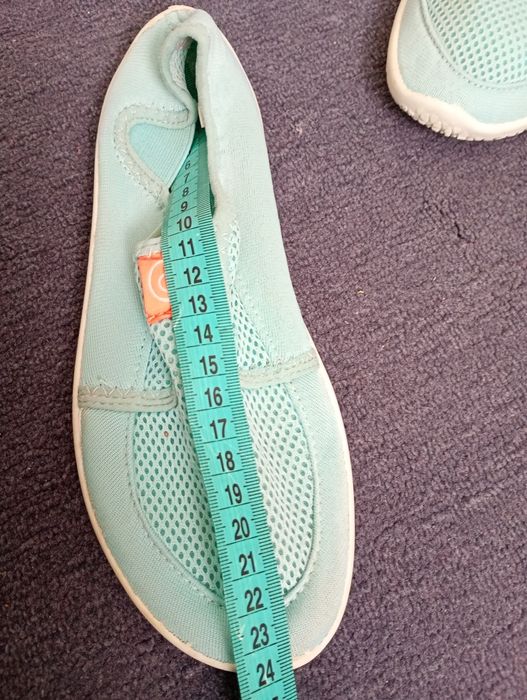 Аква-обувь 120 - Светло-бирюзовая subea decathlon размер 36/37