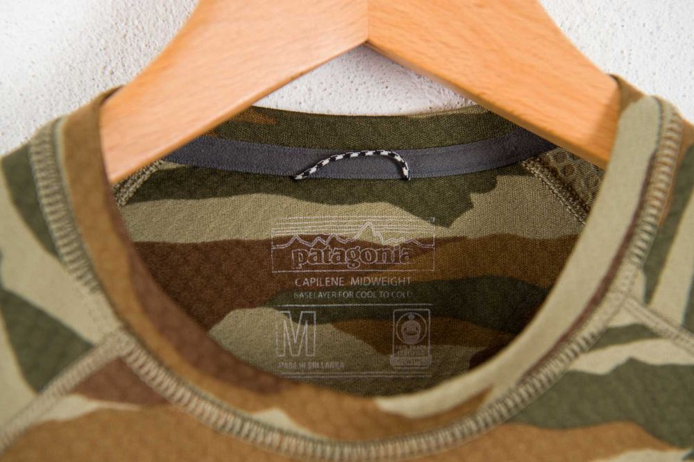 Patagonia Capilene Midweight koszulka termoaktywna męska Camo M