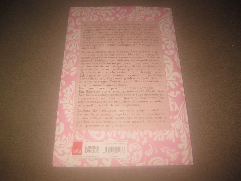 Livro "Mulheres, Comida & Deus" de Gennen Roth