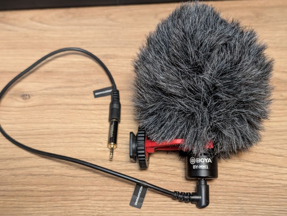 Boya BY-MM1 z przejściówką