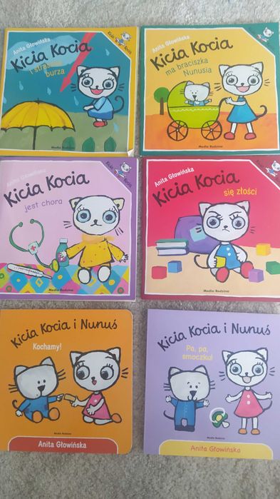 Książki Kicia Kocia 6 szt.