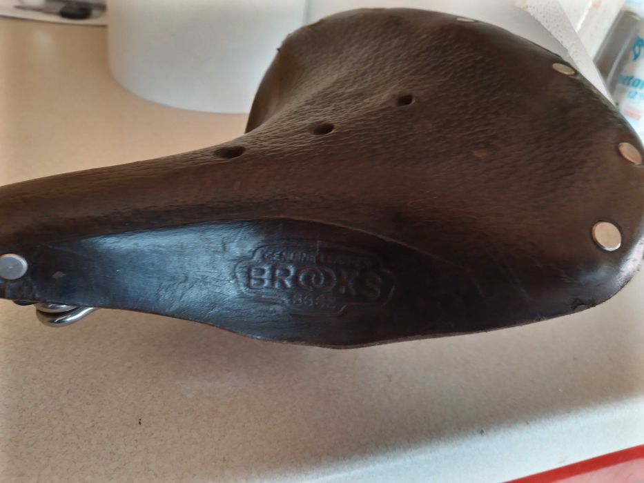 Siodełko rowerowe Brooks, skóra