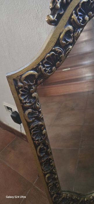 Espelho talha dourada