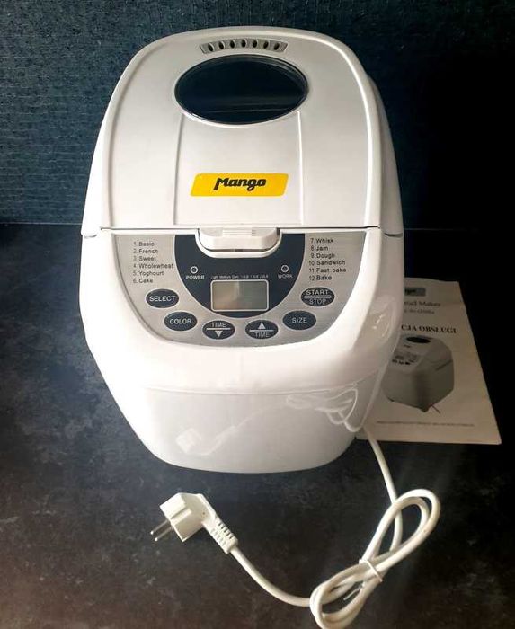 Mango bread maker maszyna do pieczenia chleba NOWY Gdynia Karwiny • OLX.pl