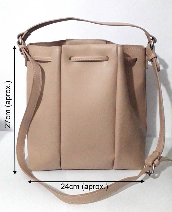 Mala / saco cor nude da Zara (usada)