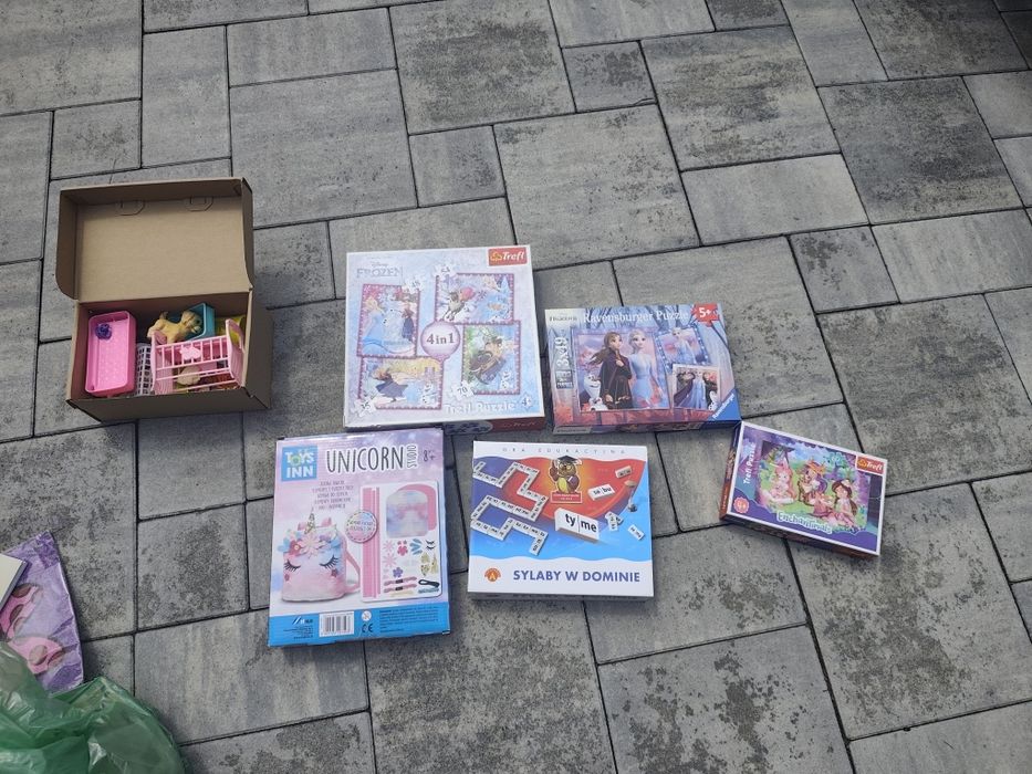 Puzzle, gry dla maluszków