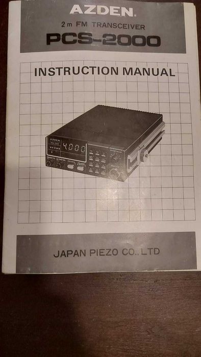 Rádio Amador | AZDEN 2m FM PCS-2000 com Tones + Microfone PCM-2000