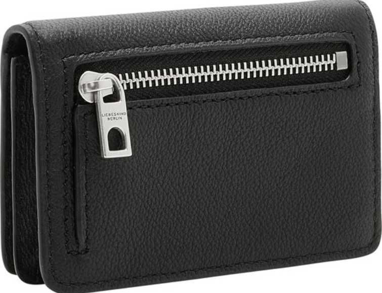Liebeskind Berlin portfel/etui na karty skóra naturalna Czarne kod2233