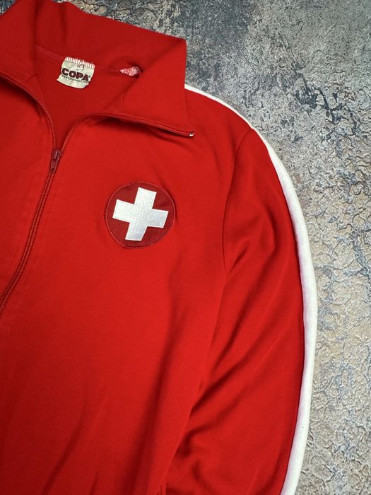 Вінтажна олімпійка COPA збірної Швейцарії 1992р розмір М Y2K