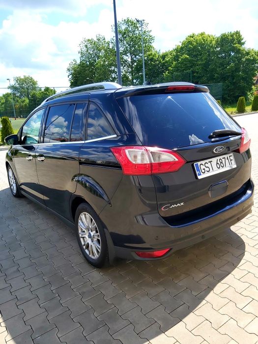 Ford Grand C-Max 7 osobowy  Skóry 1.6 TDCI Klimatronik bezkluczykowy