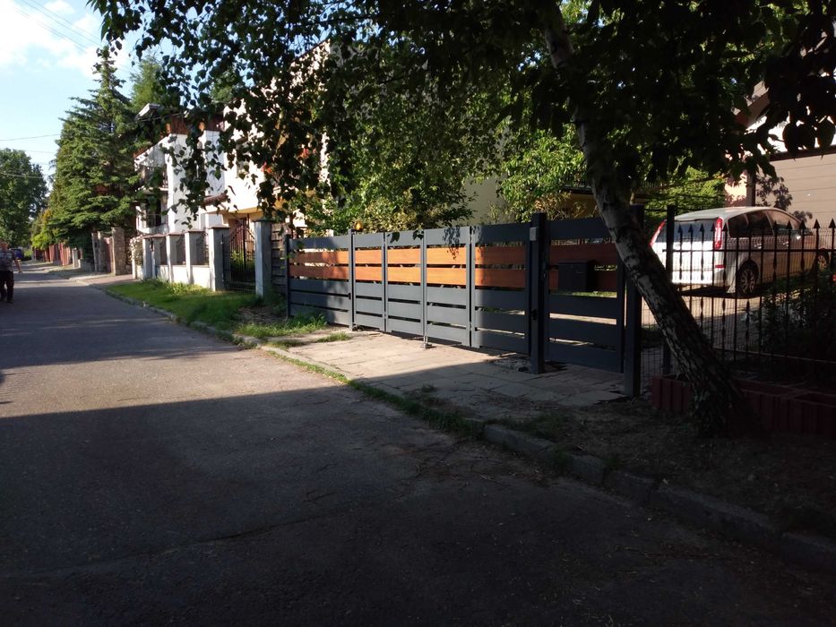 Ogrodzenia nowoczesne palisadowe DREWNOPODOBNE