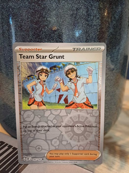 Carta Pokémon Team Star Grunt [Reverse Holo] #195